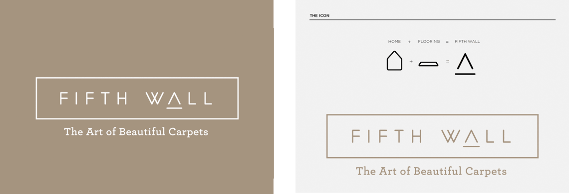 Fifth Wall Carpet & Rugs branding & identity design